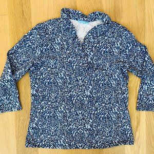 J. McLaughlin Durham Ruffle Top in Women Size L